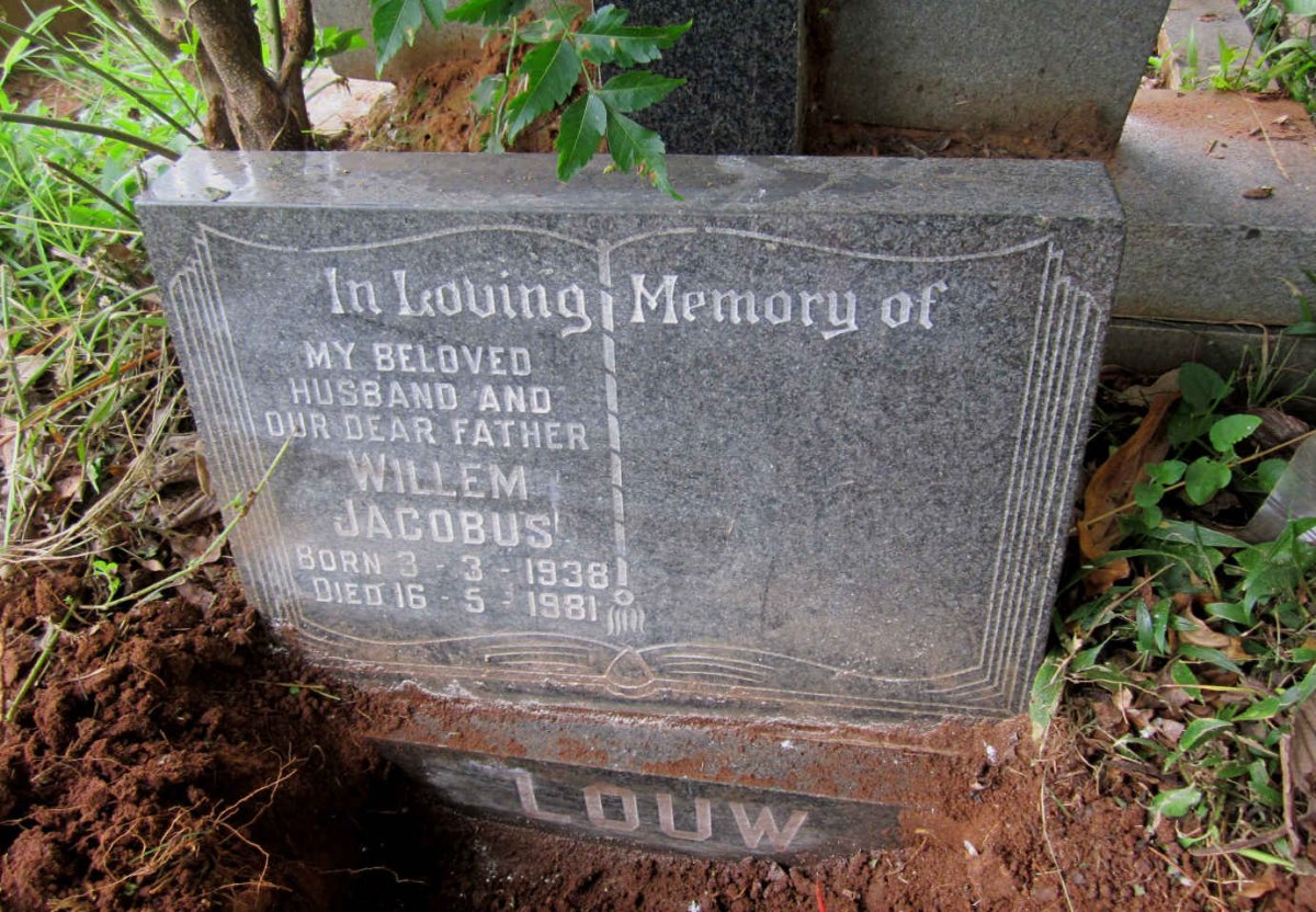 LOUW Willem Jacobus 1938-1981