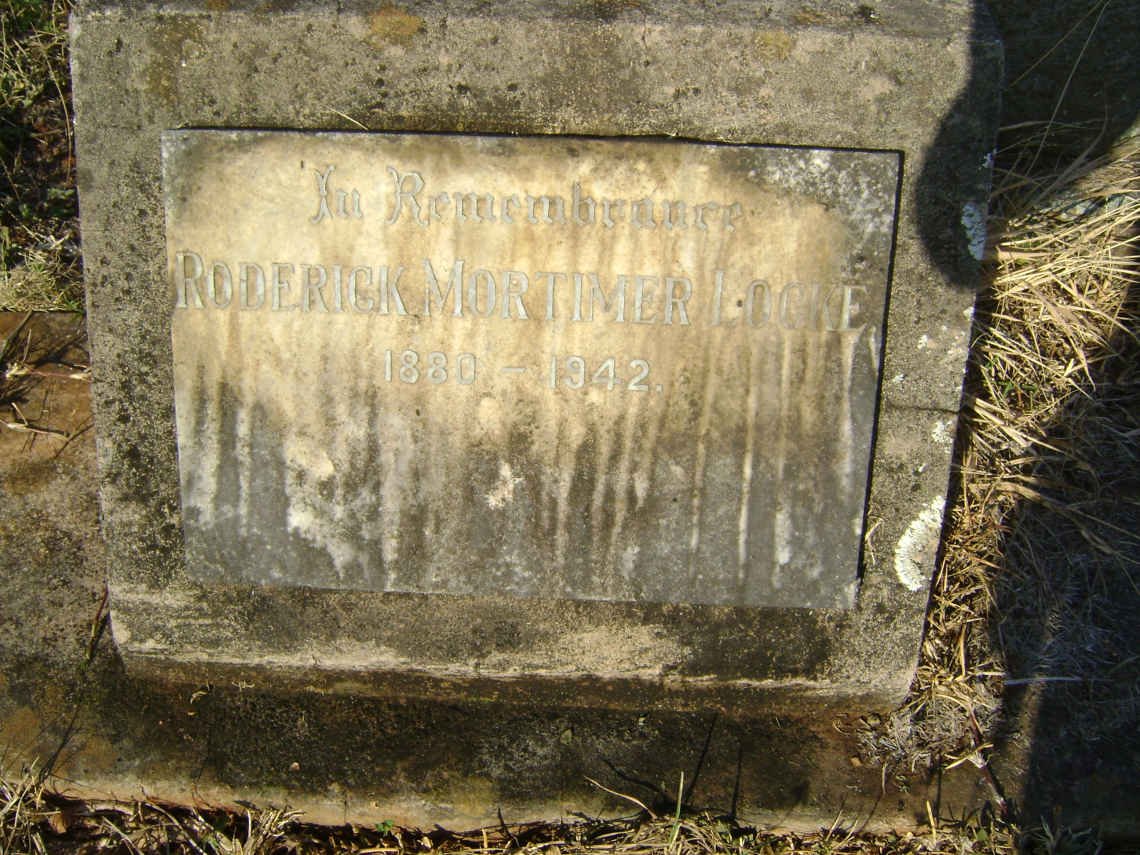LOCKE Roderick Mortimer 1880-1942
