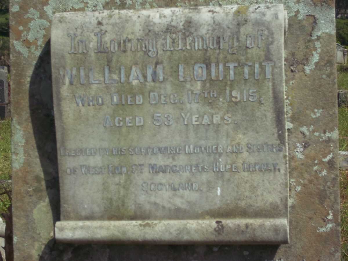 LOUTTIT William -1915