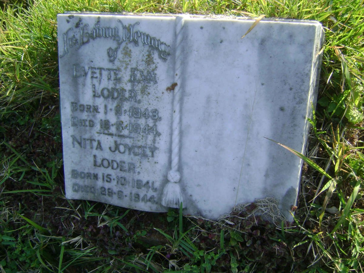 LODER Nita Joycey 1941-1944 :: LODER Evette Eva 1943-1944