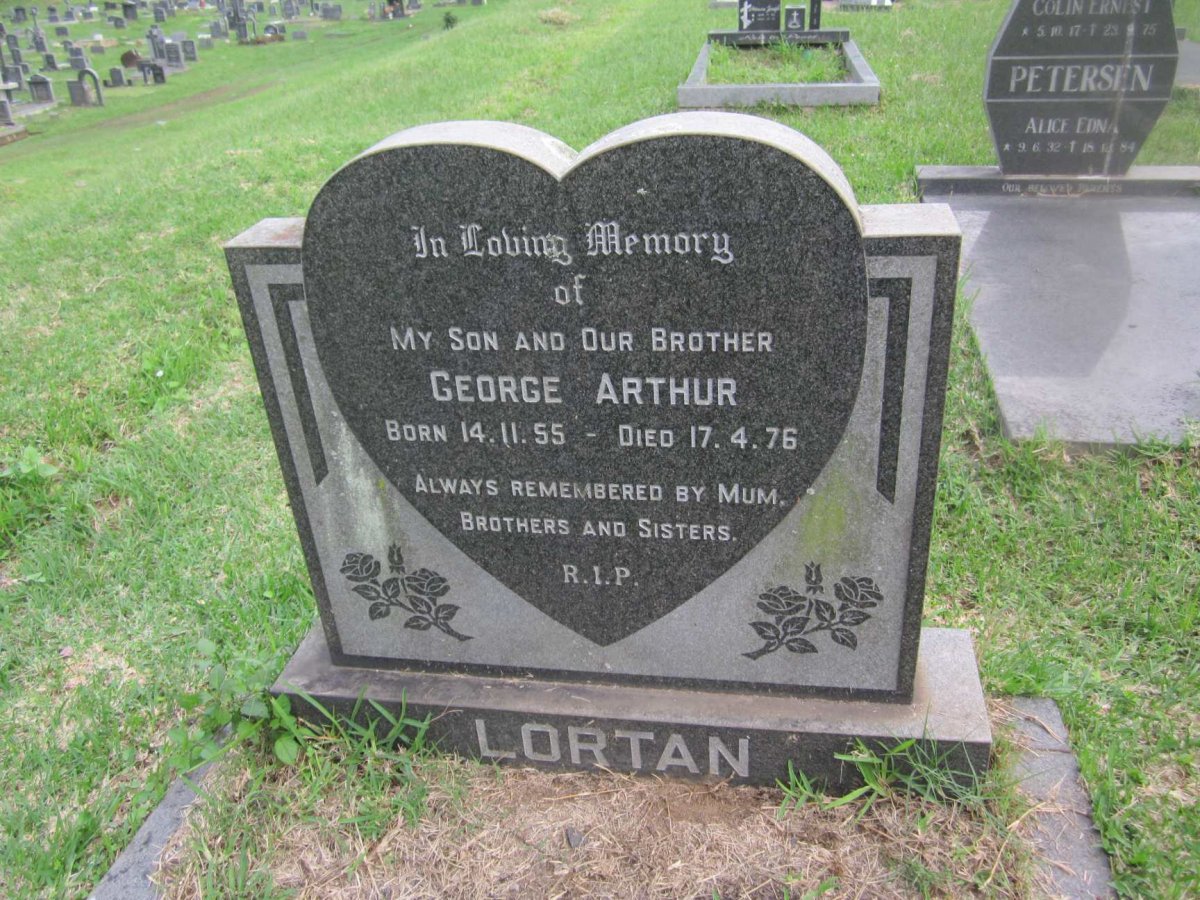 LORTAN George Arthur 1955-1976