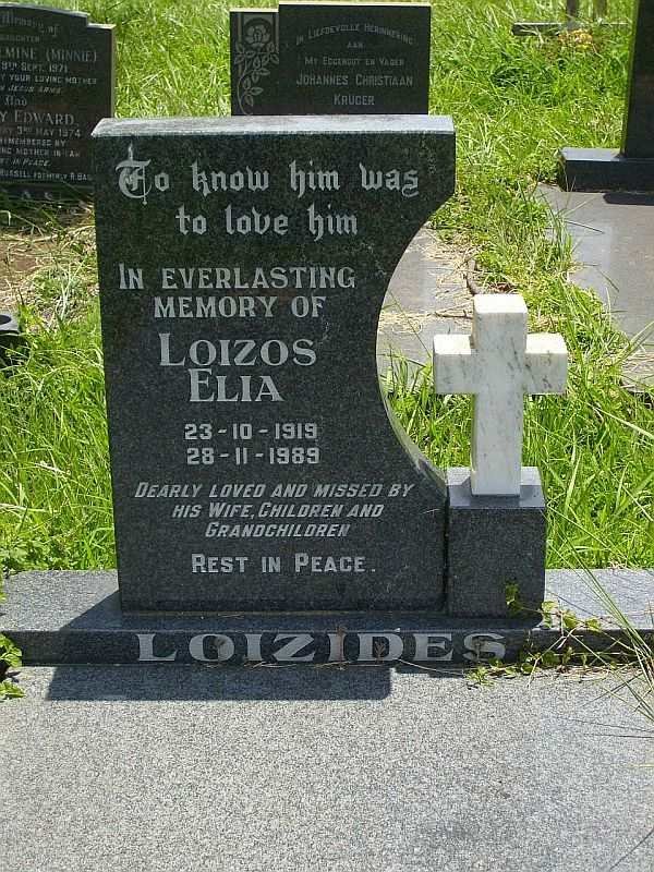 LOIZIDES Loizos Elia 1919-1989