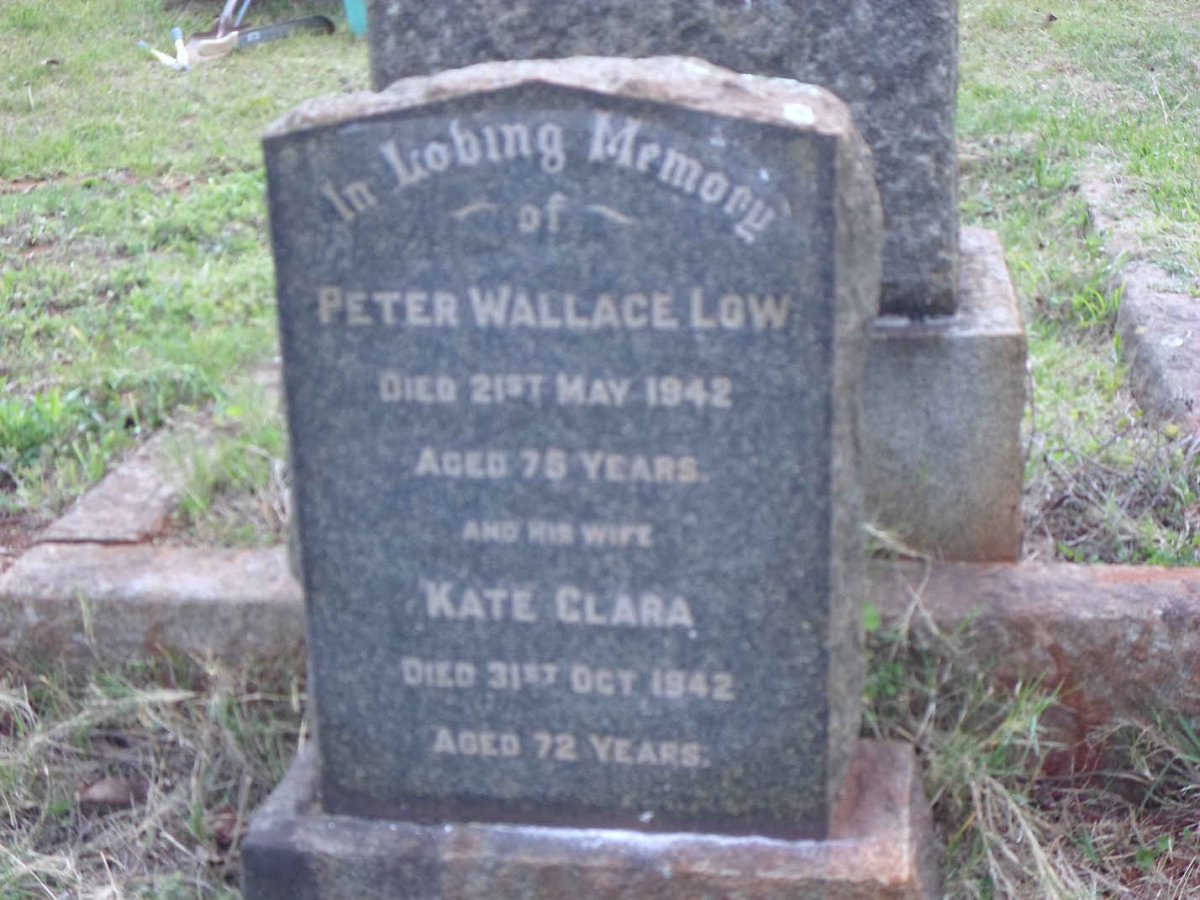 LOW Peter Wallace -1942 &amp; Kate Clara -1942