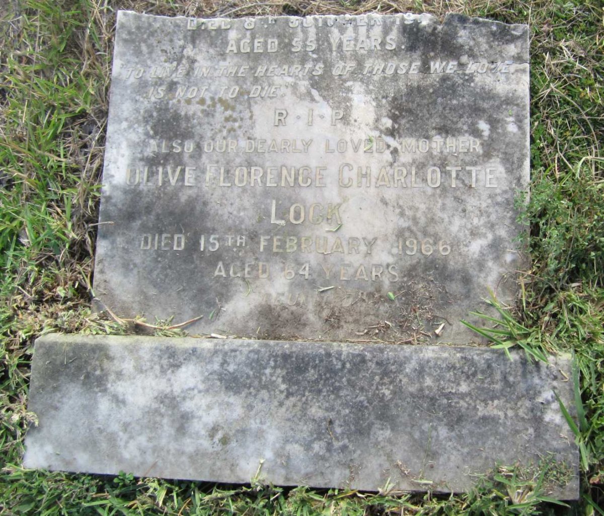 LOCK Olive Florence Charlotte -1966