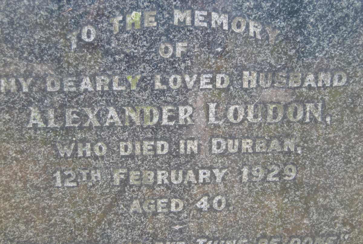 LOUDEN Alexander -1929