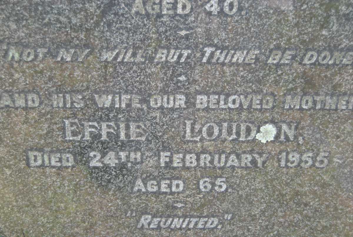 LOUDEN Effie -1955