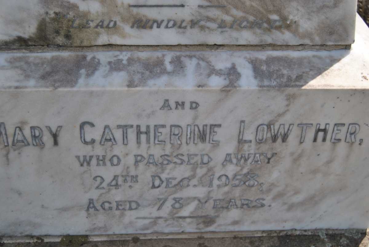 LOWTHER Mary Catherine -1958