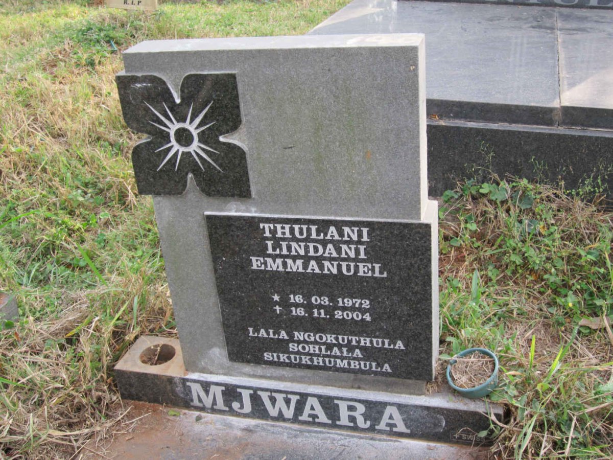 MJWARA Thulani Lindani Emmanuel 1972-2004