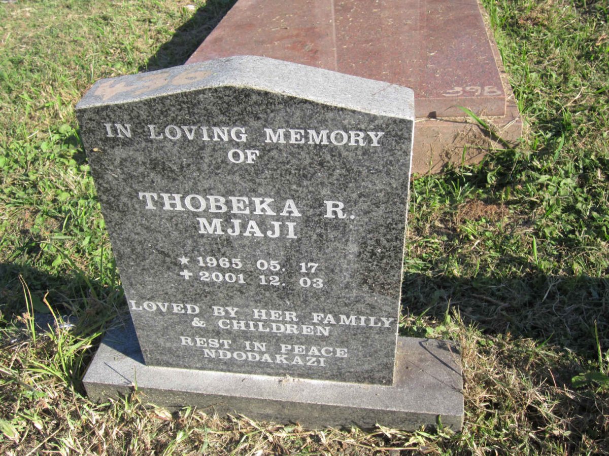 MJAJI Thobeka R. 1965-2001