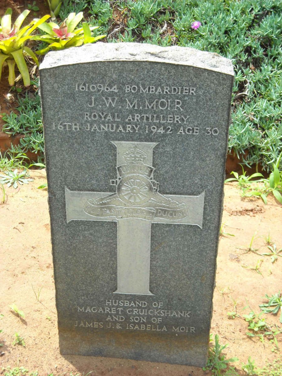 MOIR J.W.M. -1942