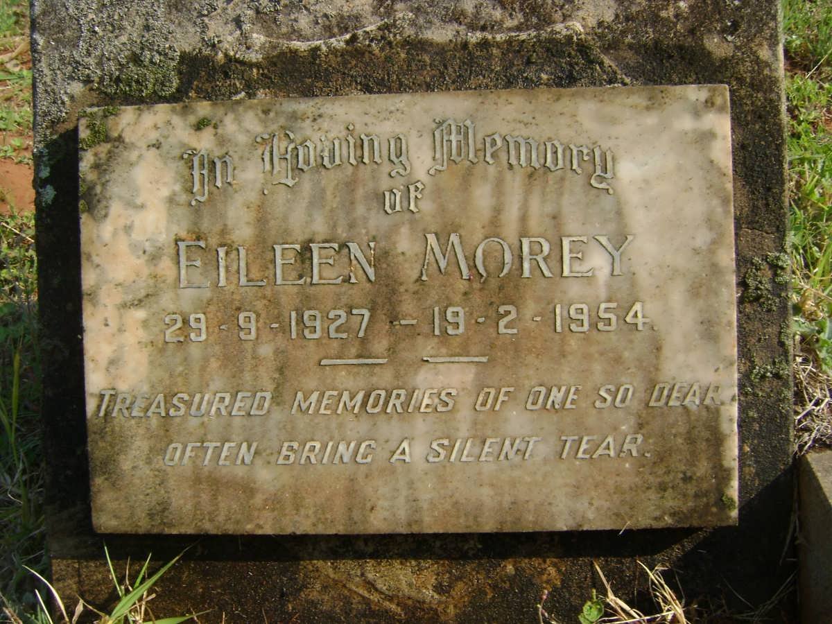 MOREY Eileen 1927-1954