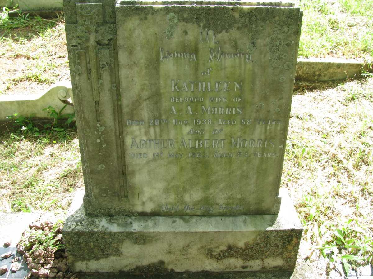MORRIS Arthur Albert -1963 &amp; Kathleen -1938