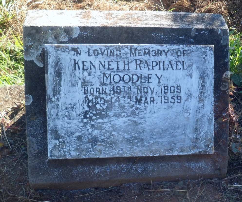 MOODLEY Kenneth Raphael 1909-1959