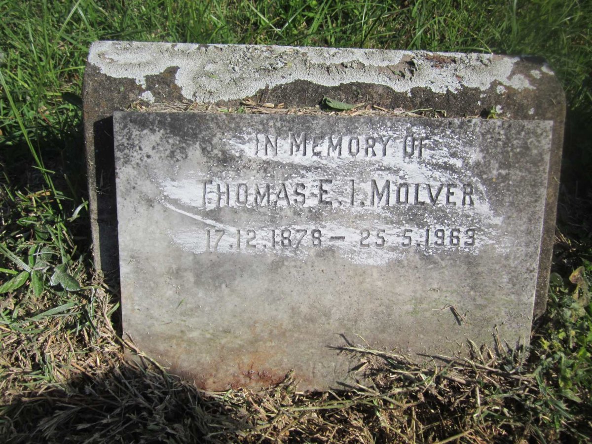 MOLVER Thomas E.I. 1878-1963