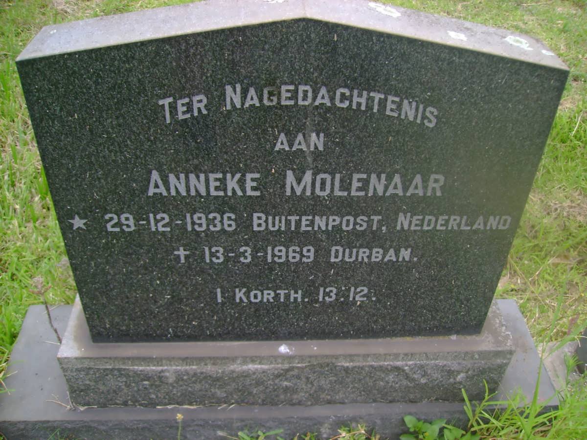 MOLENAAR Anneke 1936-1969