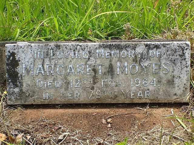 MOYES Margaret -1964