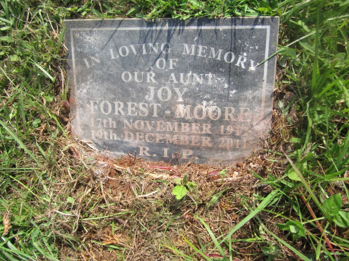 MOORE Joy, FOREST 1912-2011