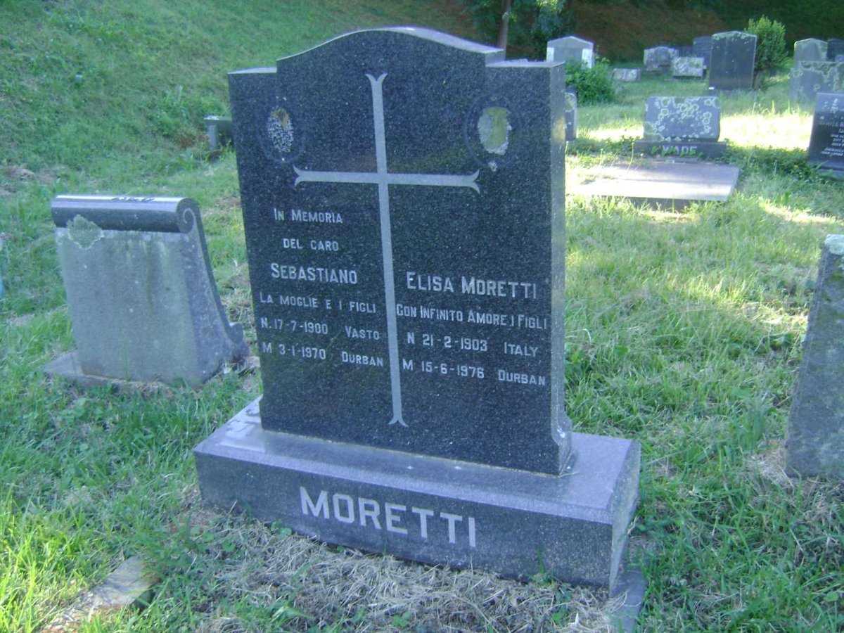 MORETTI Sebastiano 1900-1970 &amp; Elisa 1903-1976