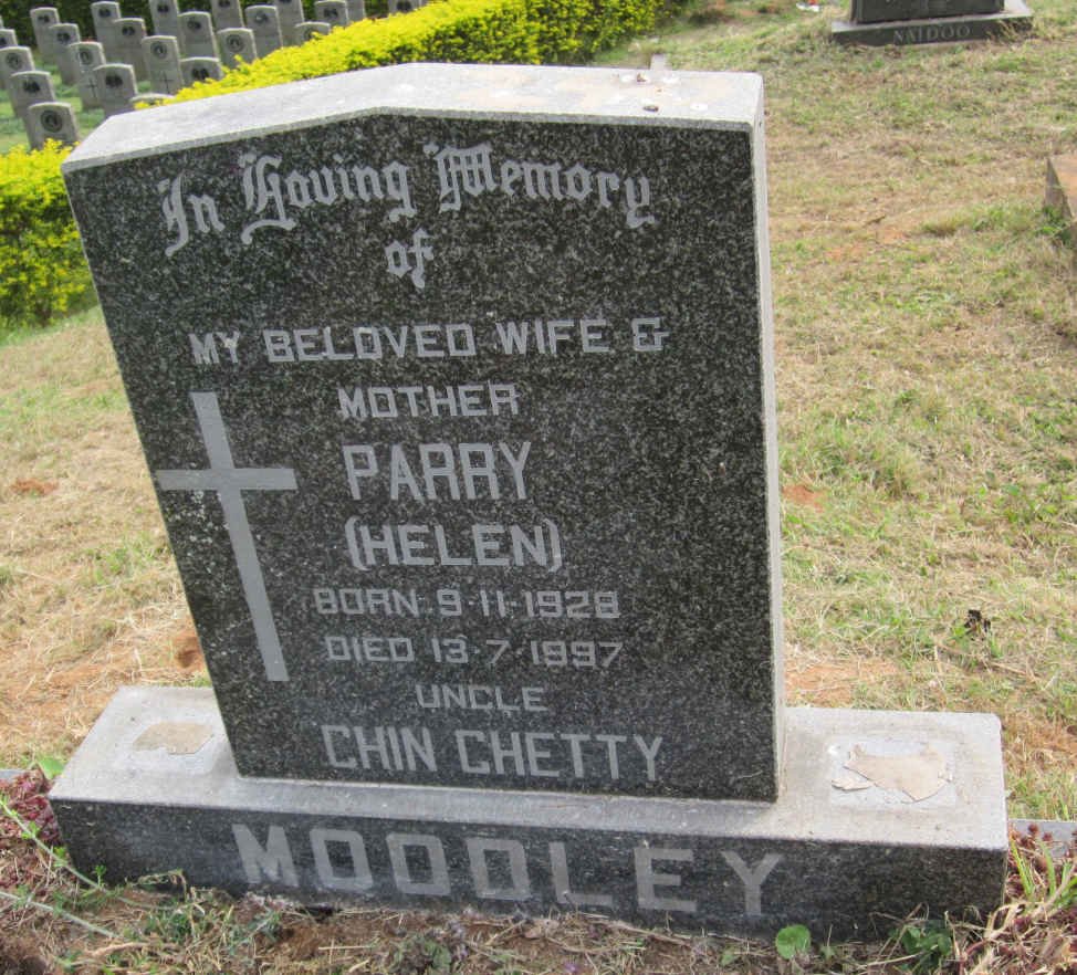 MOODLEY Parry 1928-1997 :: MOODLEY Chin Chetty