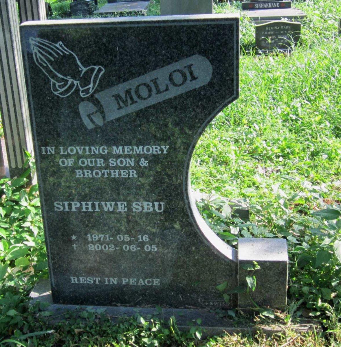 MOLOI Siphiwe Sbu 1971-2002