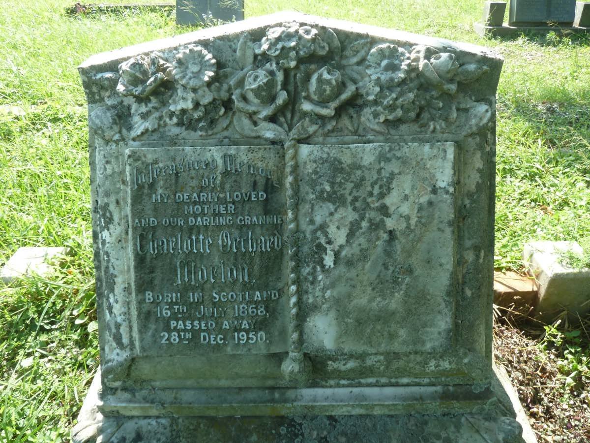 MORTON Charlotte Orchard 1868-1950