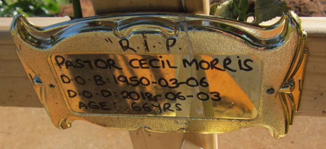 MORRIS Cecil 1950-2018
