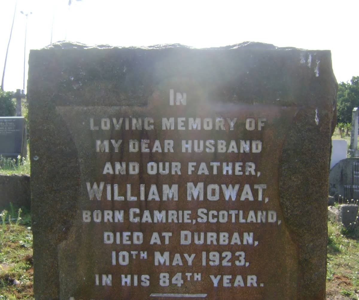 MOWAT William -1923 &amp; Margaret -1933