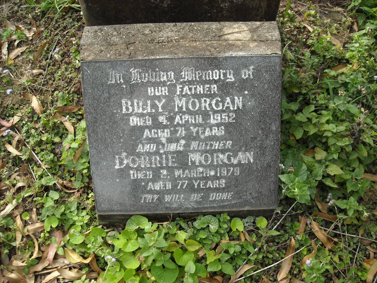 MORGAN Billy -1952 &amp; Dorrie -1979