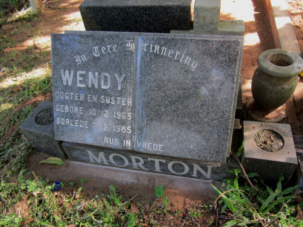 MORTON Wendy 1965-1985