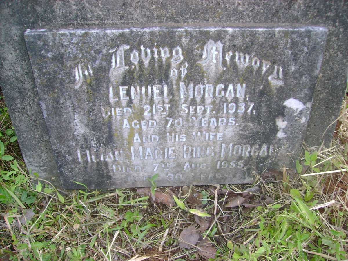 MORGAN Lenuel -1937 &amp; Lilian Marie Ring -1955