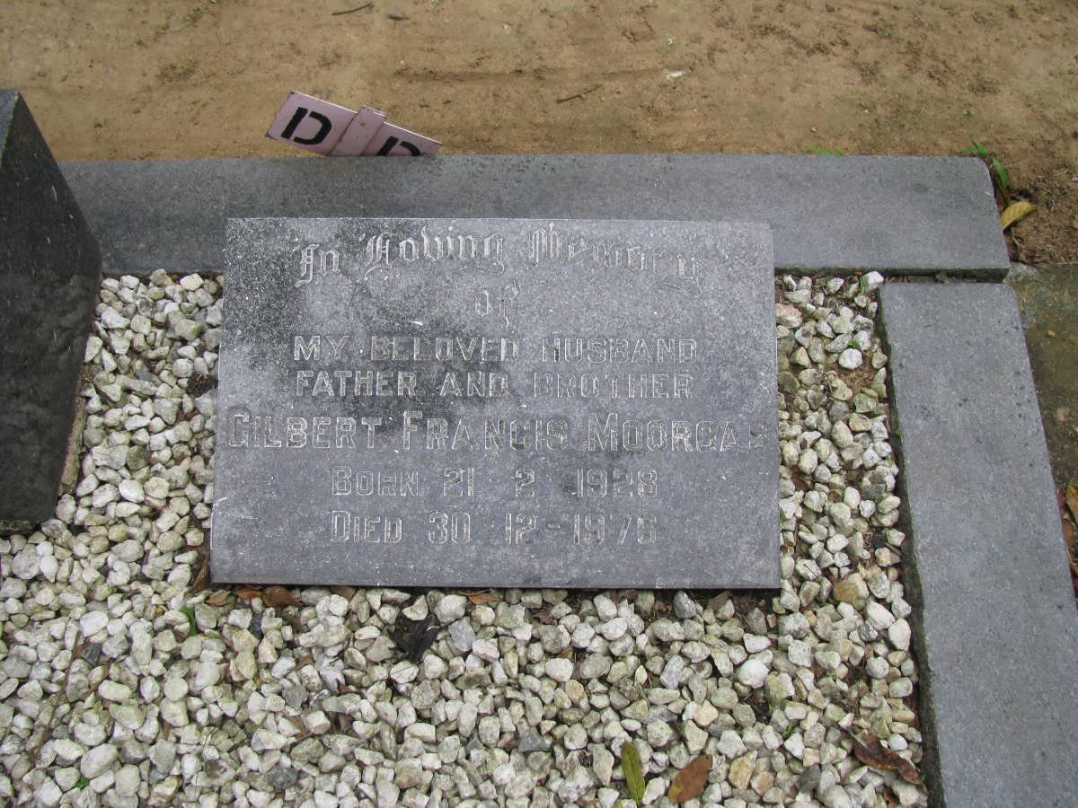 MORGAS Gilbert Francis 1928-1976