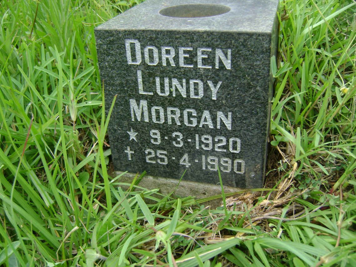 MORGAN Charles Frederick 1894-1966 &amp; Laura Eleanor 1895-1966 :: MORGAN Doreen Lundy 1920-1990