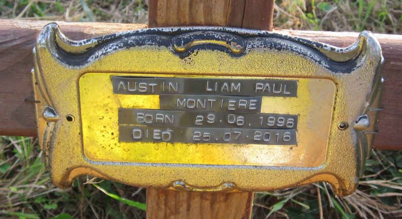 MONTIERE Austin Liam Paul 1996-2016