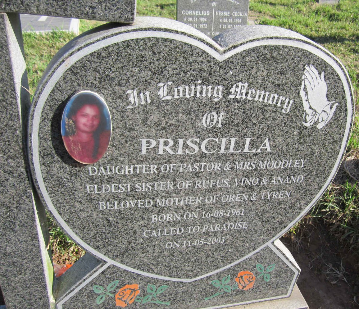 MOODLEY Priscilla 1961-2003