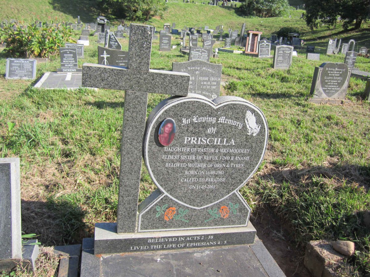MOODLEY Priscilla 1961-2003