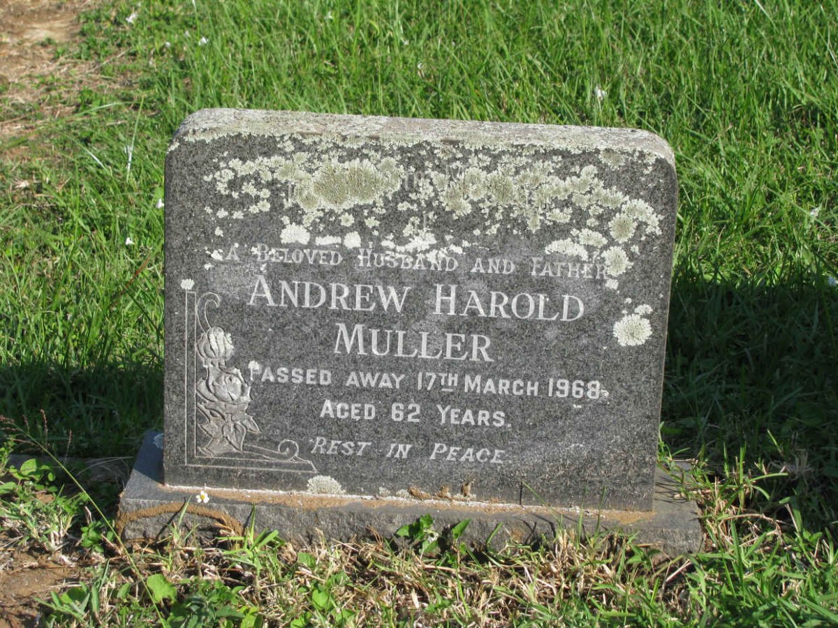 MULLER Andrew Harold -1968