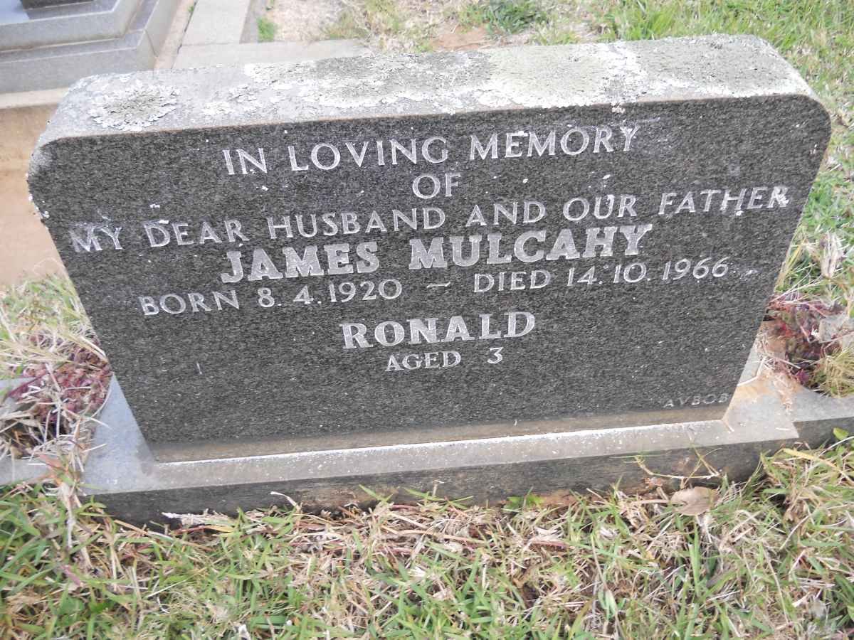 MULCAHY James 1920-1966 :: MULCAHY Ronald