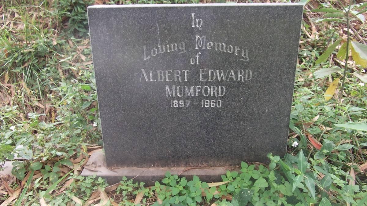 MUMFORD Albert Edward 1897-1960