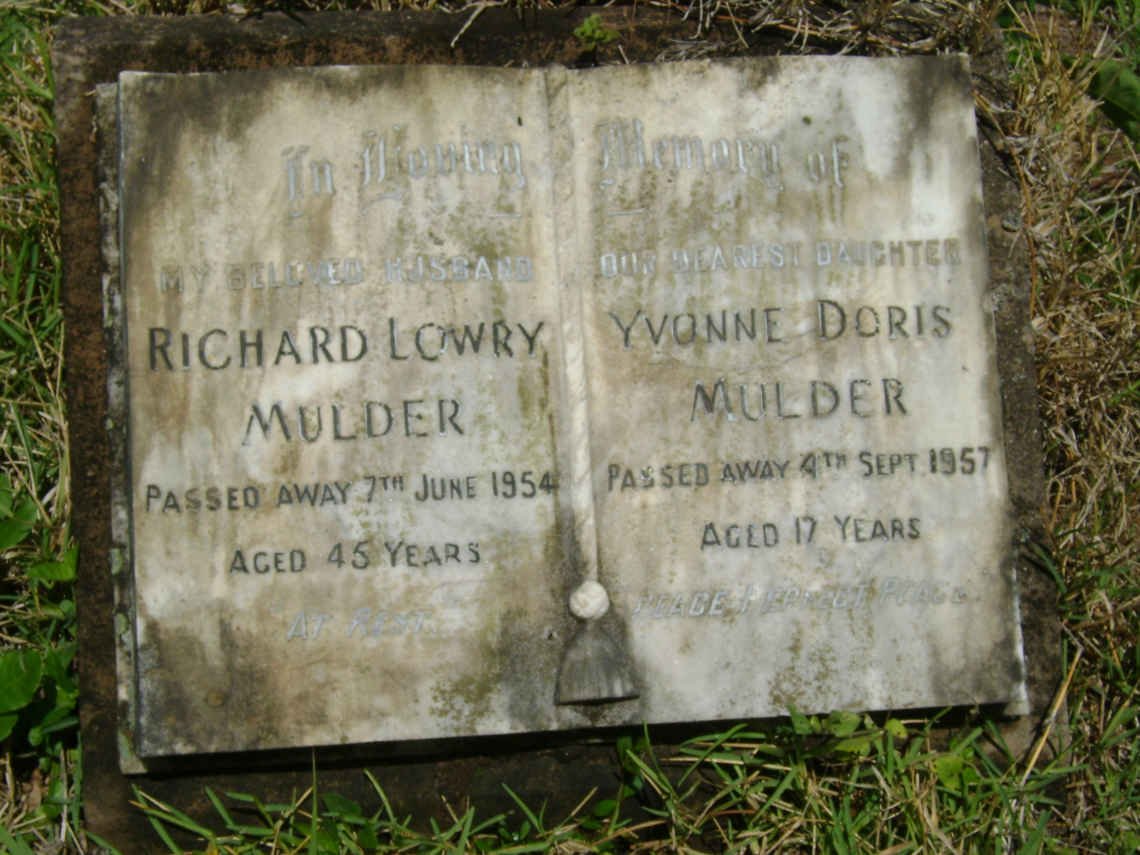 MULDER Richard Lowry -1954 :: MULDER Yvonne Doris -1957