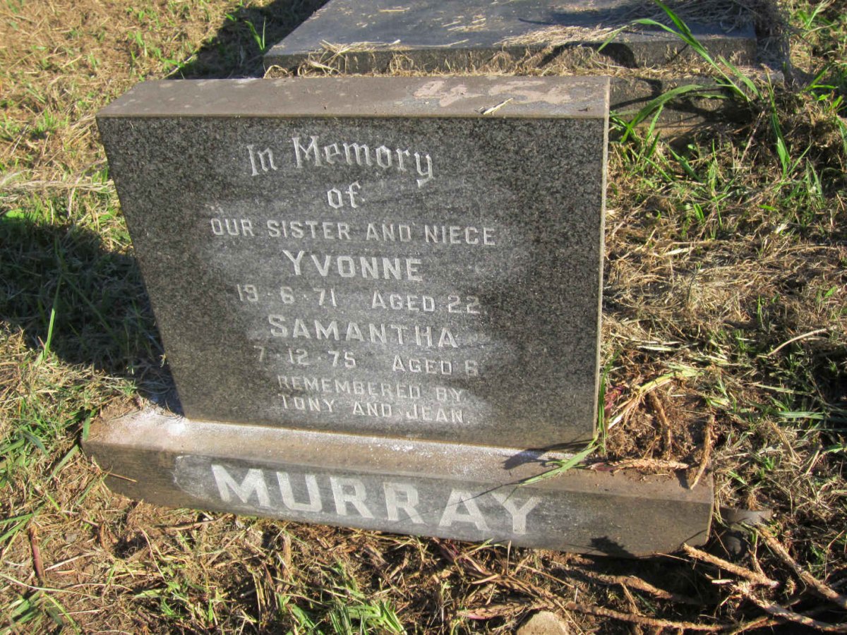 MURRAY Yvonne -1971 :: MURRAY Samantha -1975