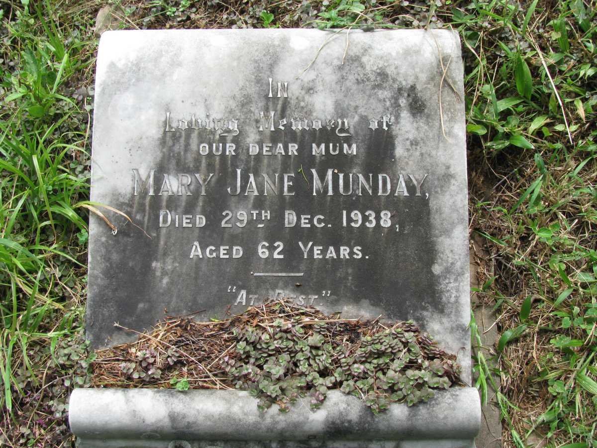 MUNDAY Mary Jane -1938