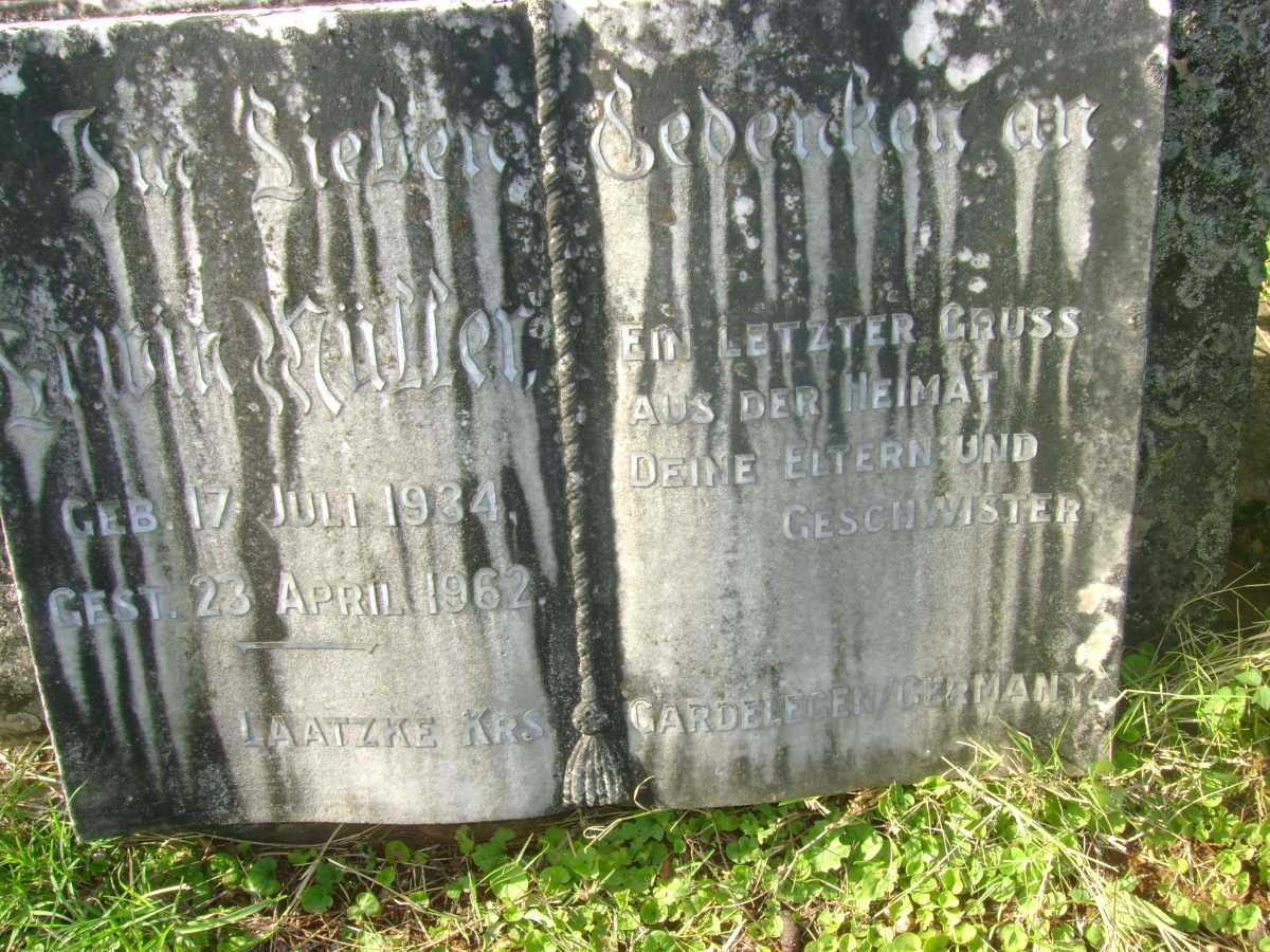 MULLER Erwin 1934-1962