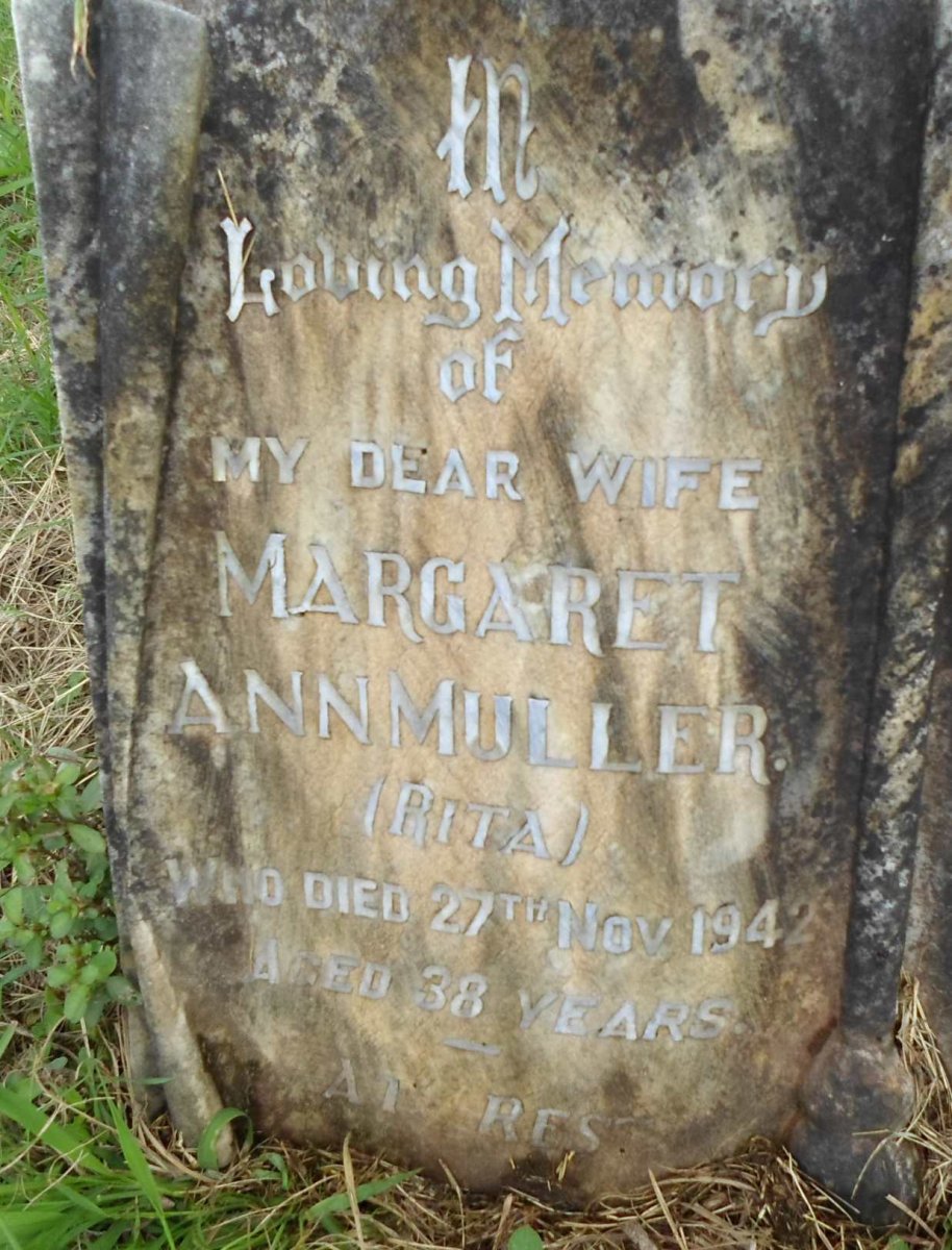 MULLER Margaret Ann -1942