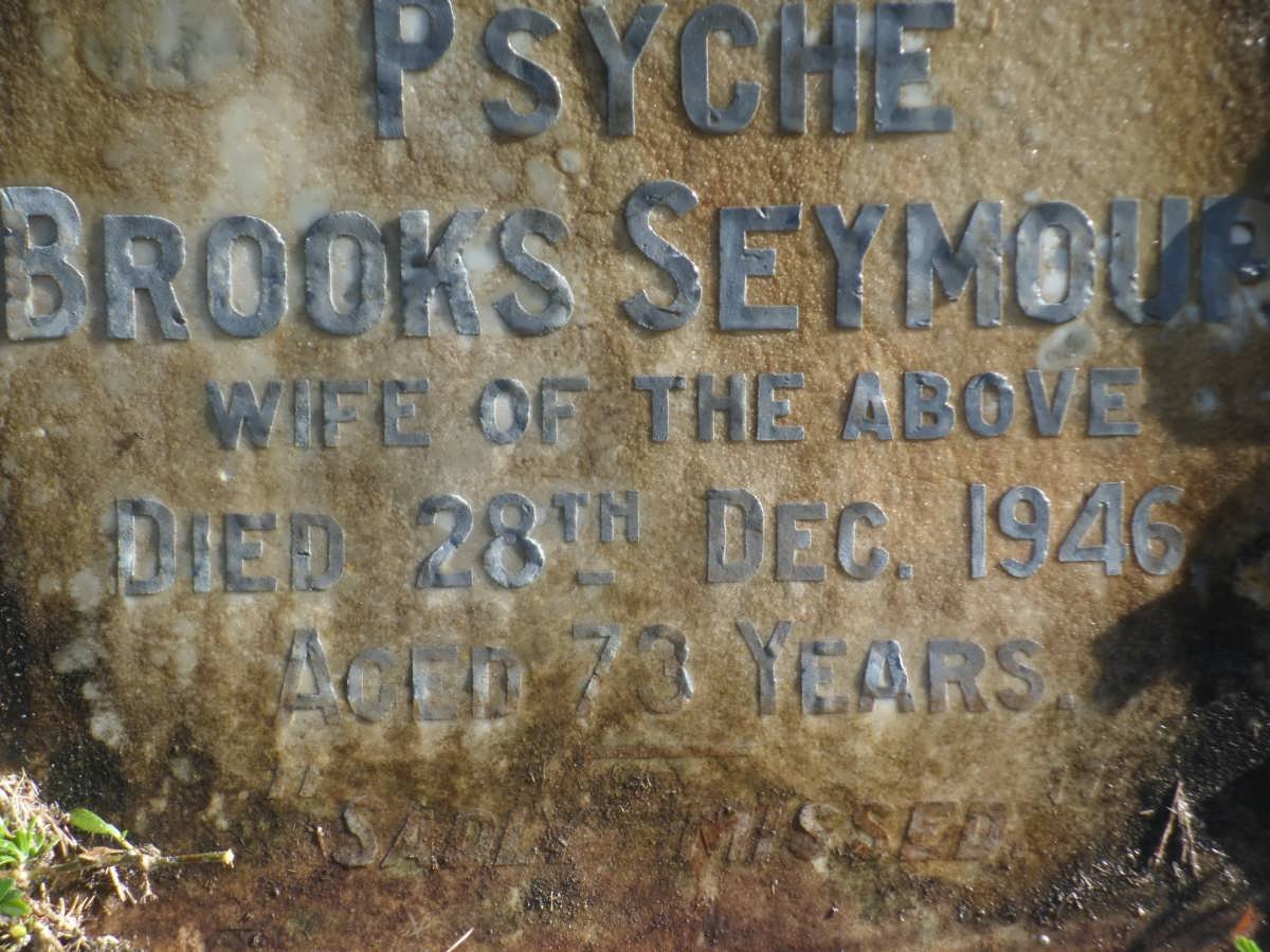 MURDOCH John Derby -1932 &amp; Psyche Brooks SEYMOUR -1946