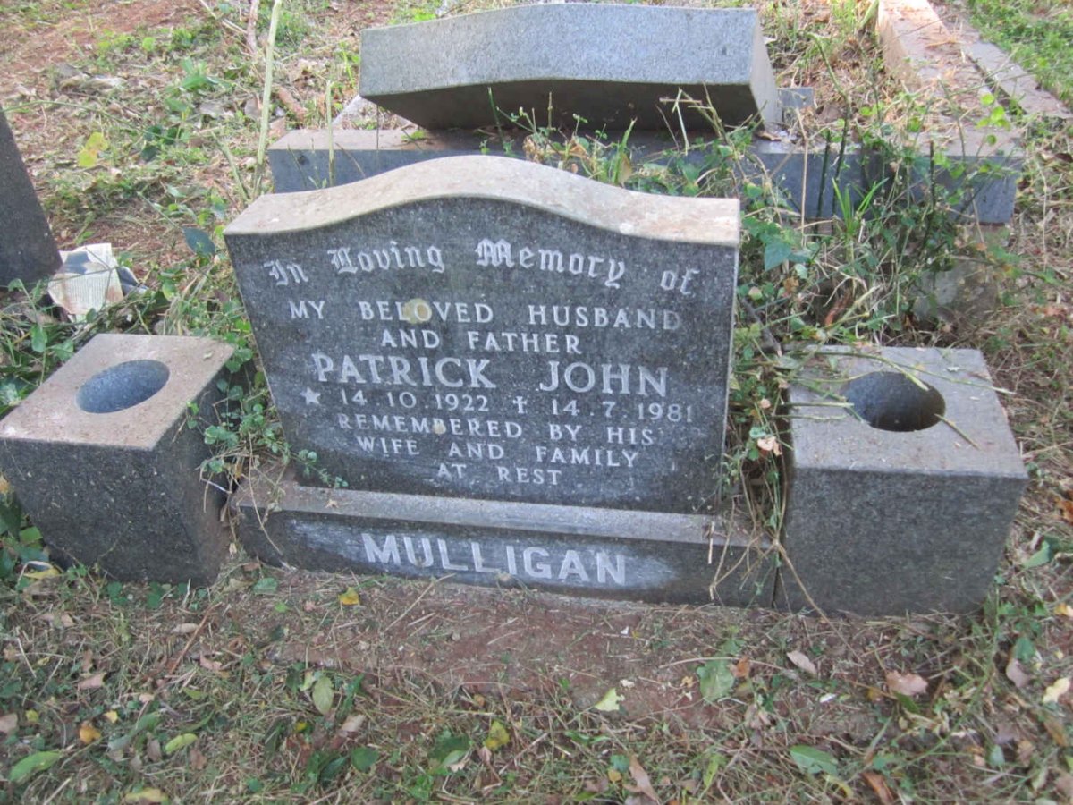 MULLIGAN Patrick John 1922-1981