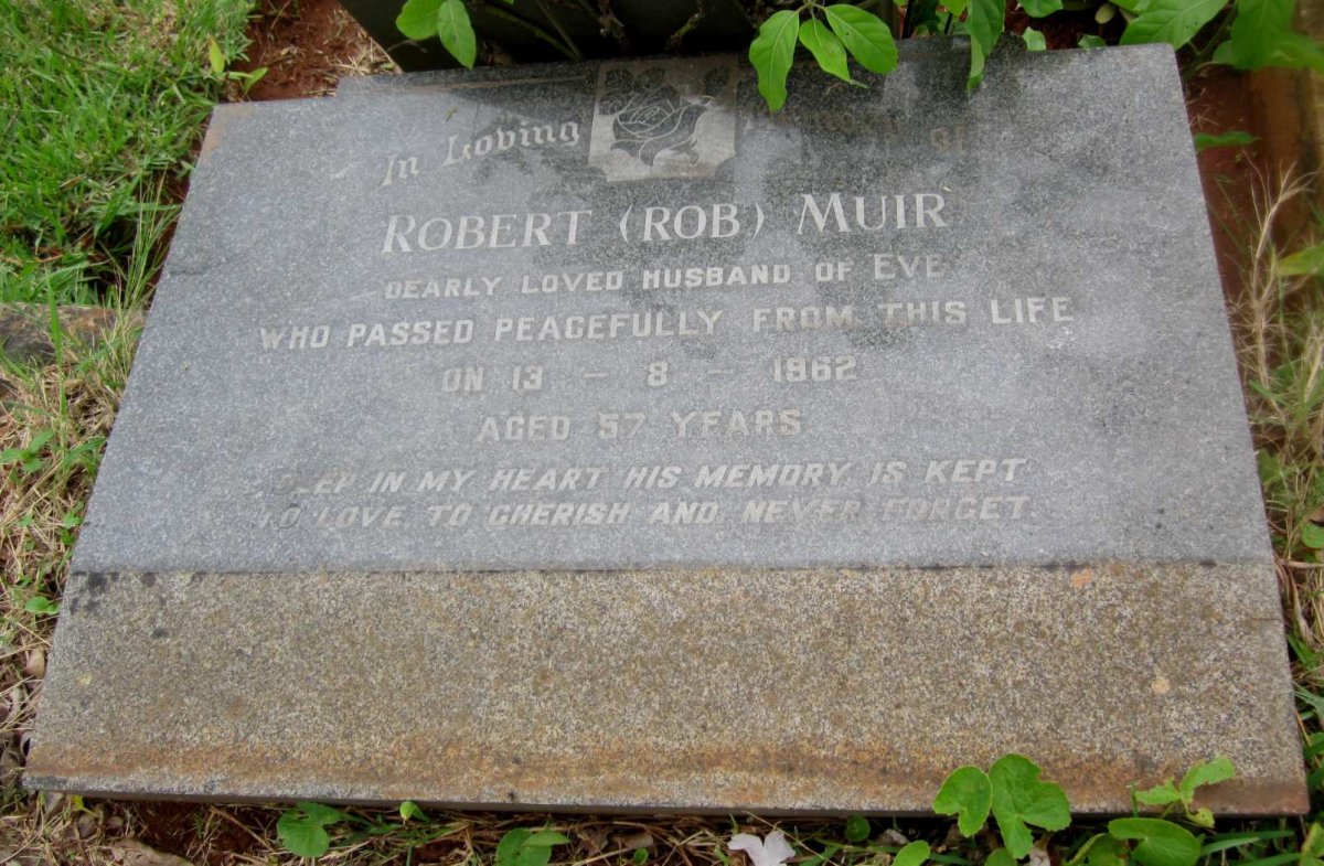MUIR Robert -1962