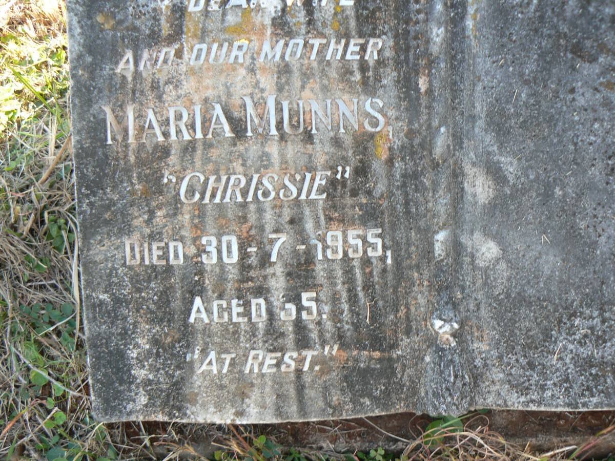 MUNNS Maria -1955