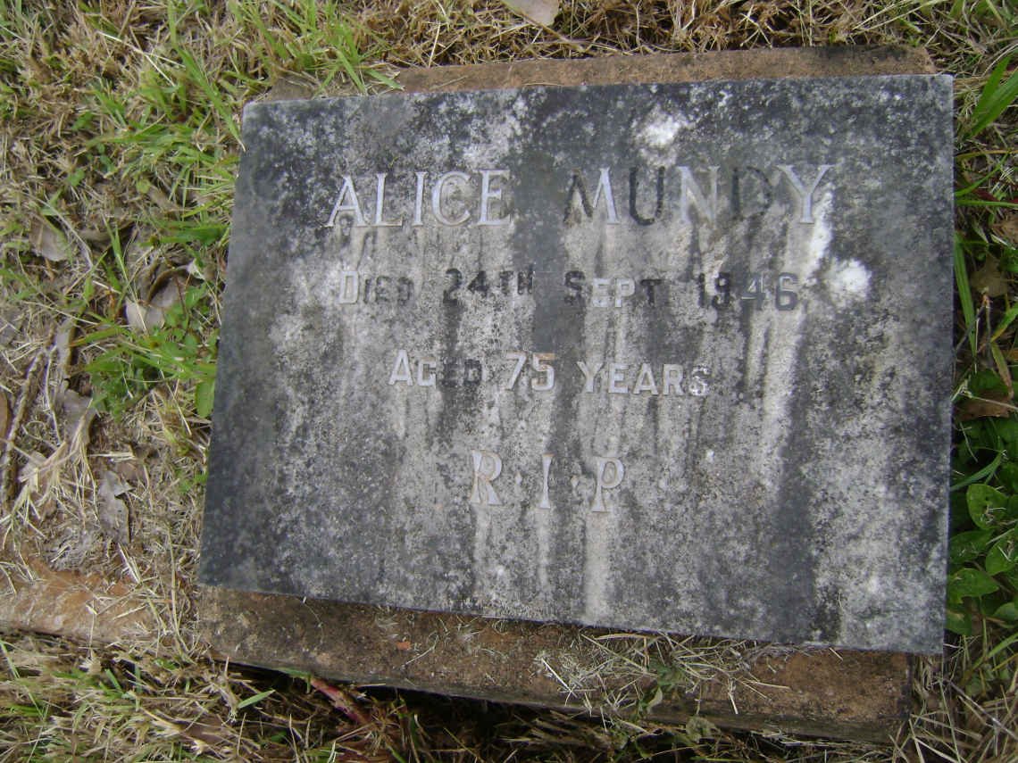 MUNDY Alice -1946