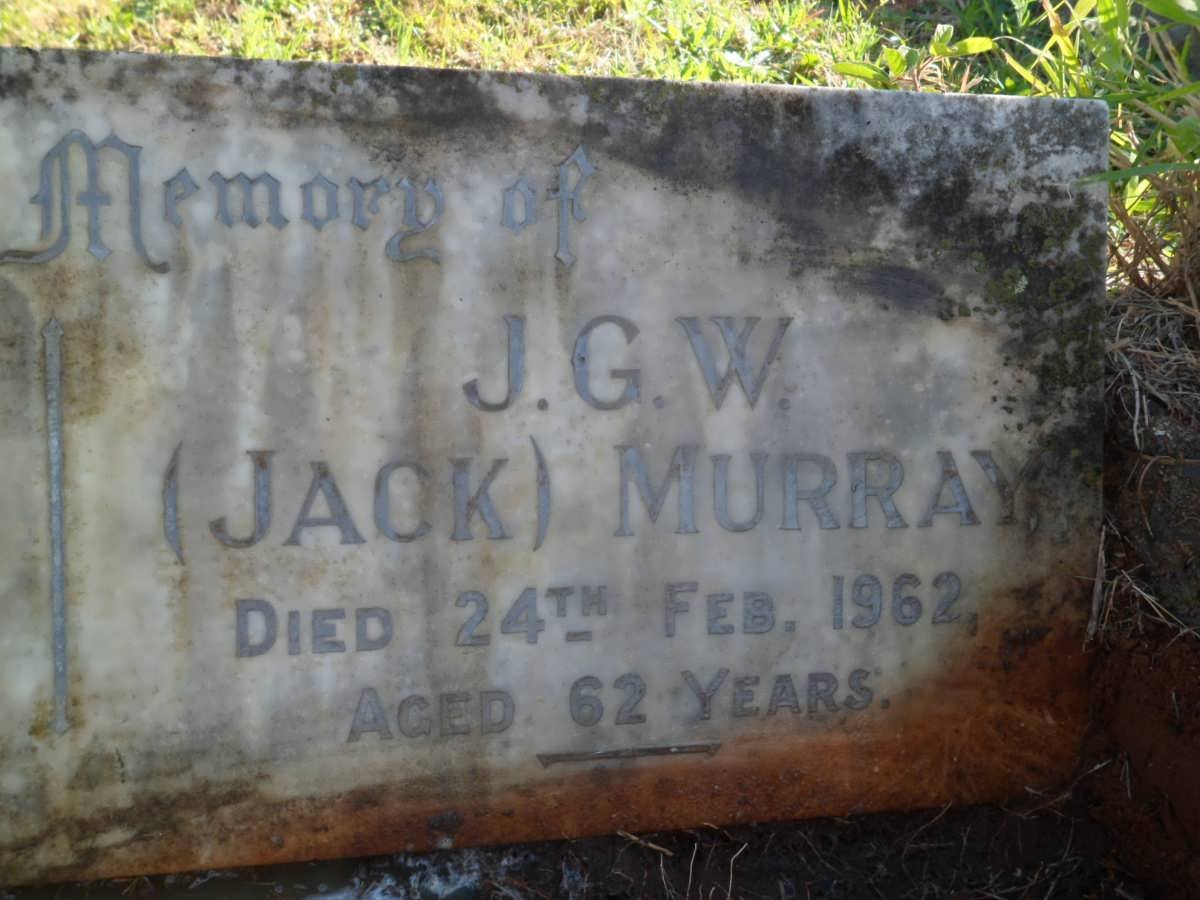 MURRAY J.G.W. -1962