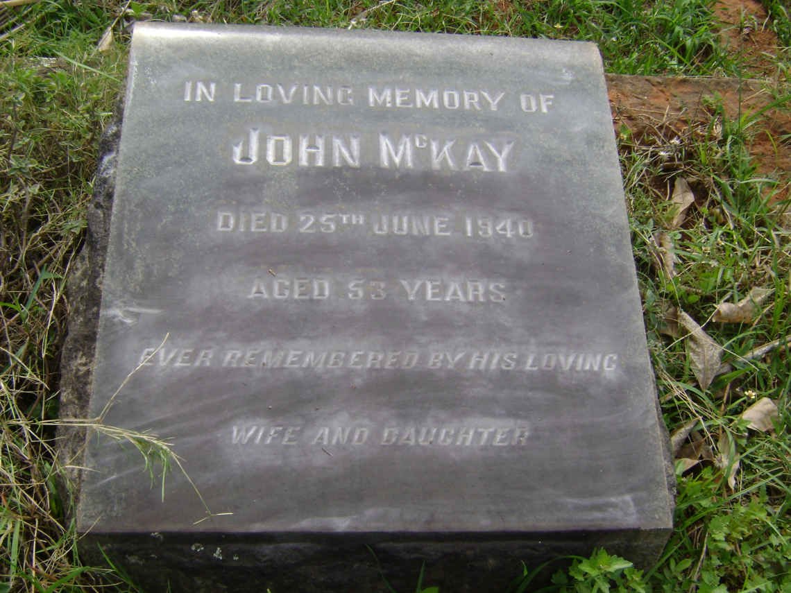 McKAY John -1940